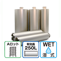 一本物コアビット Aロット 有効長250L　ショート