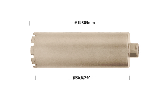 一本物コアビット Aロット 有効長250L　ショート