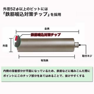 一本物コアビット Aロット 有効長370L　ミドル